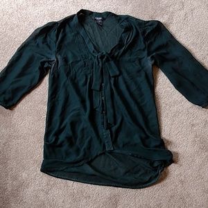 Dark green blouse